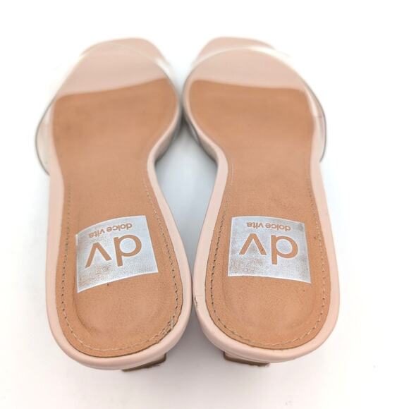 DV by Dolce Vita Brendah Slide Dress Sandal Women's Clear Size US6 EU37 - Picture 5 of 11